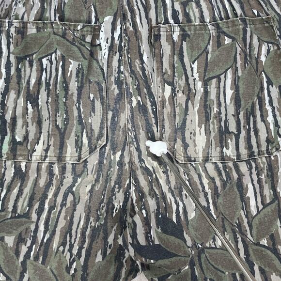Vintage Realtree Hunting Camo Coveralls Baggy Wide Leg Fit Cotton Walls SR 90s - Picture 9 of 11